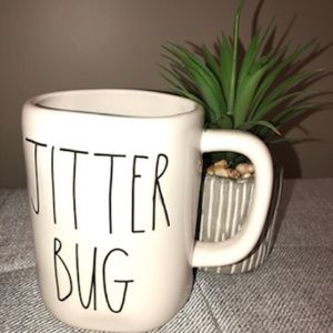 Rae Dunn “JITTER BUG” mug